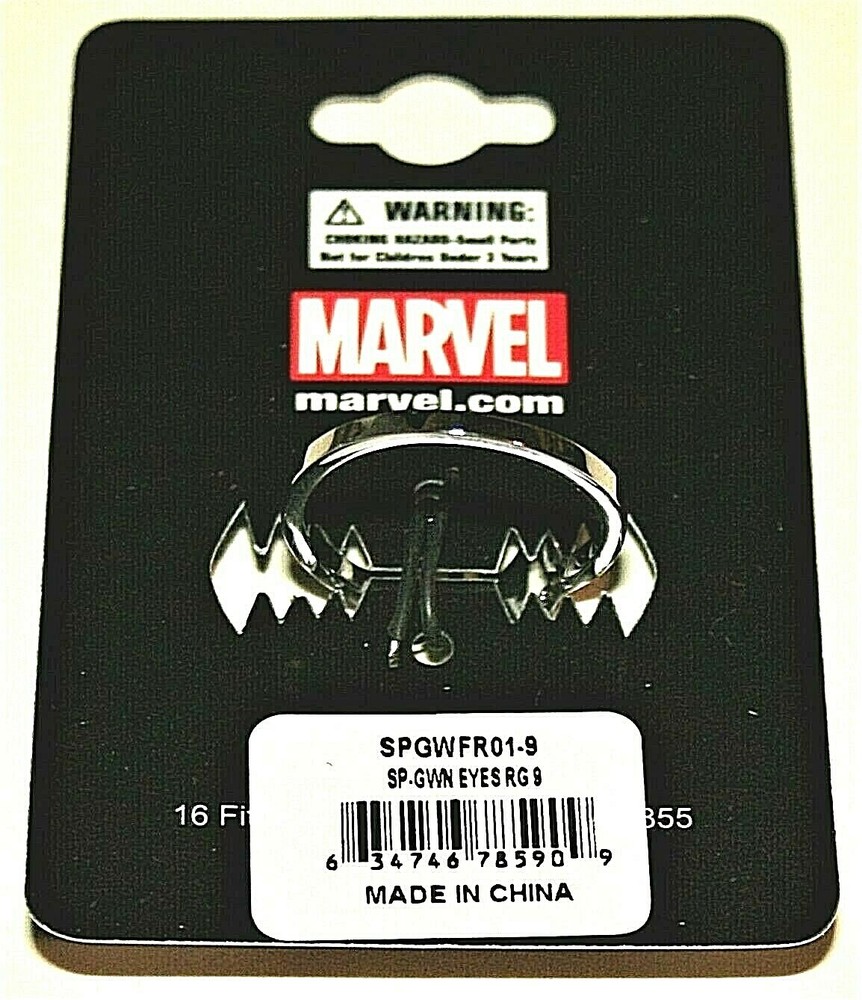 Marvel Comics Gwen Pool Split Ring New NOS MOC Size 9