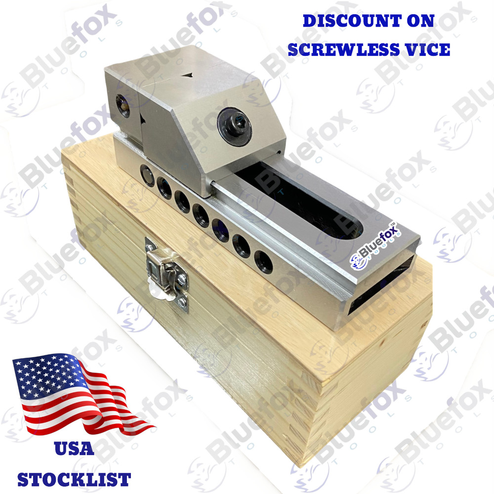 3" SCREWLESS (PIN TYPE) TOOLMAKER PRECISION GRINDING MACHINE VICE/VISE PREMIUM