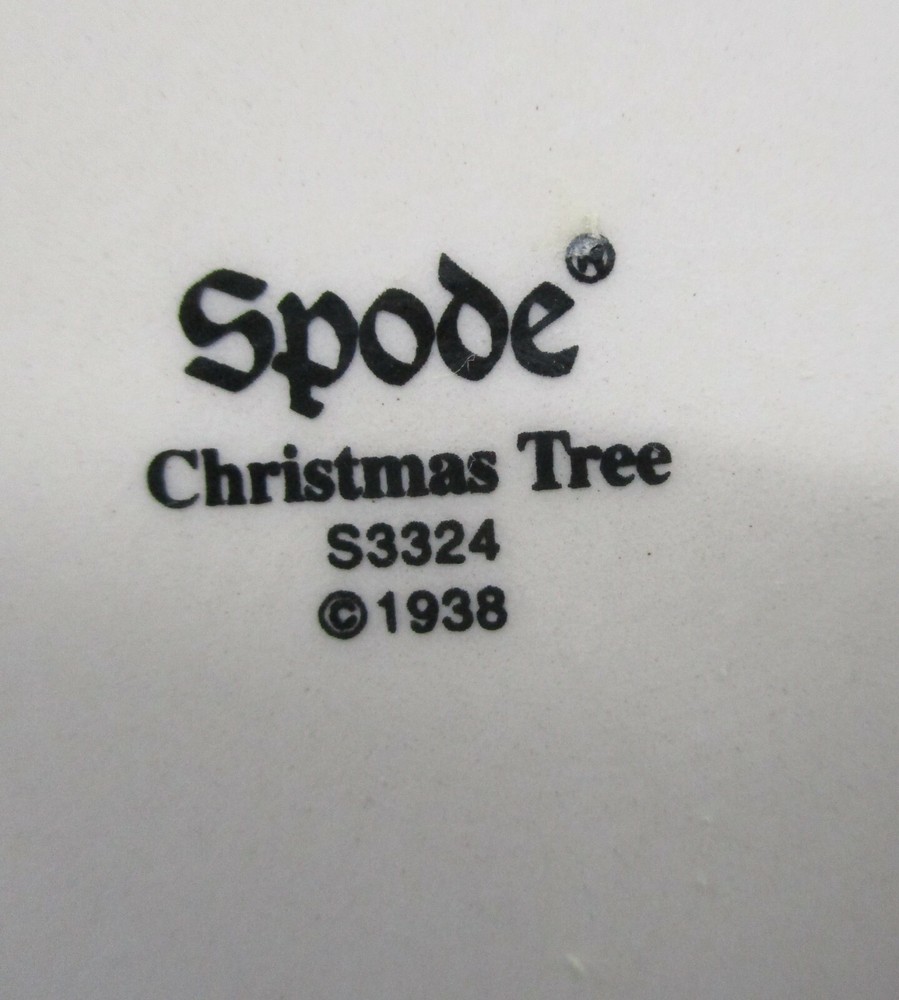SPODE CHRISTMAS TREE (Malaysia) MUG - 3 3/8" - 1004H