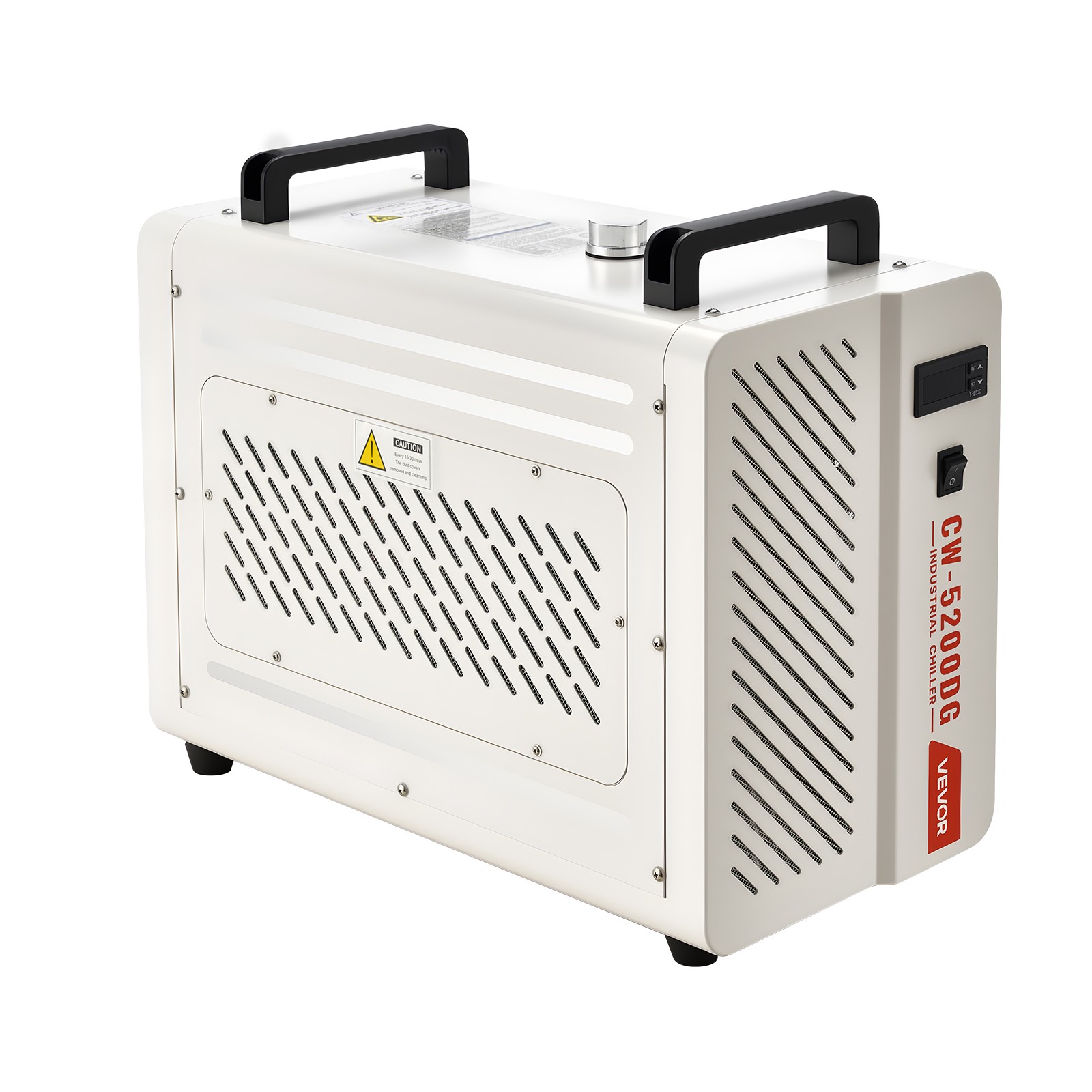 VEVOR Industrial Water Chiller 5460 BTU/h Water Cooler with Compressor 3.4 GPM