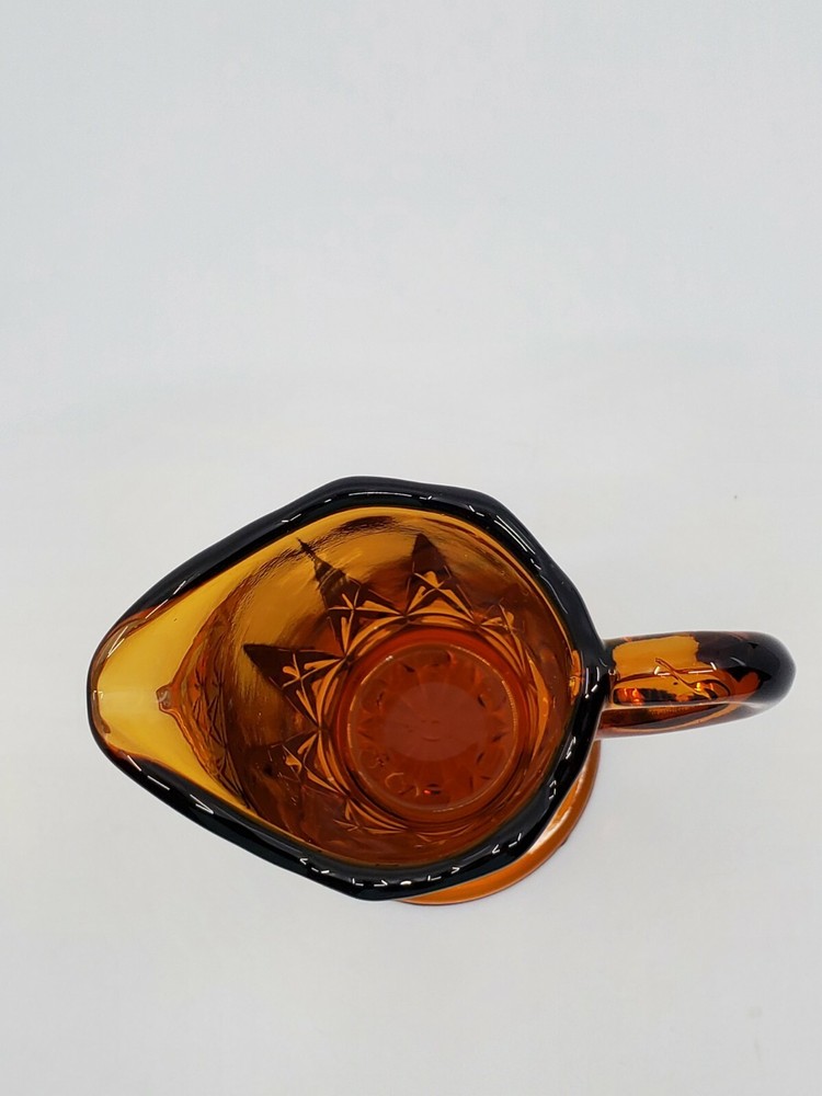 Dark Amber Childs Mini Glass Pitcher