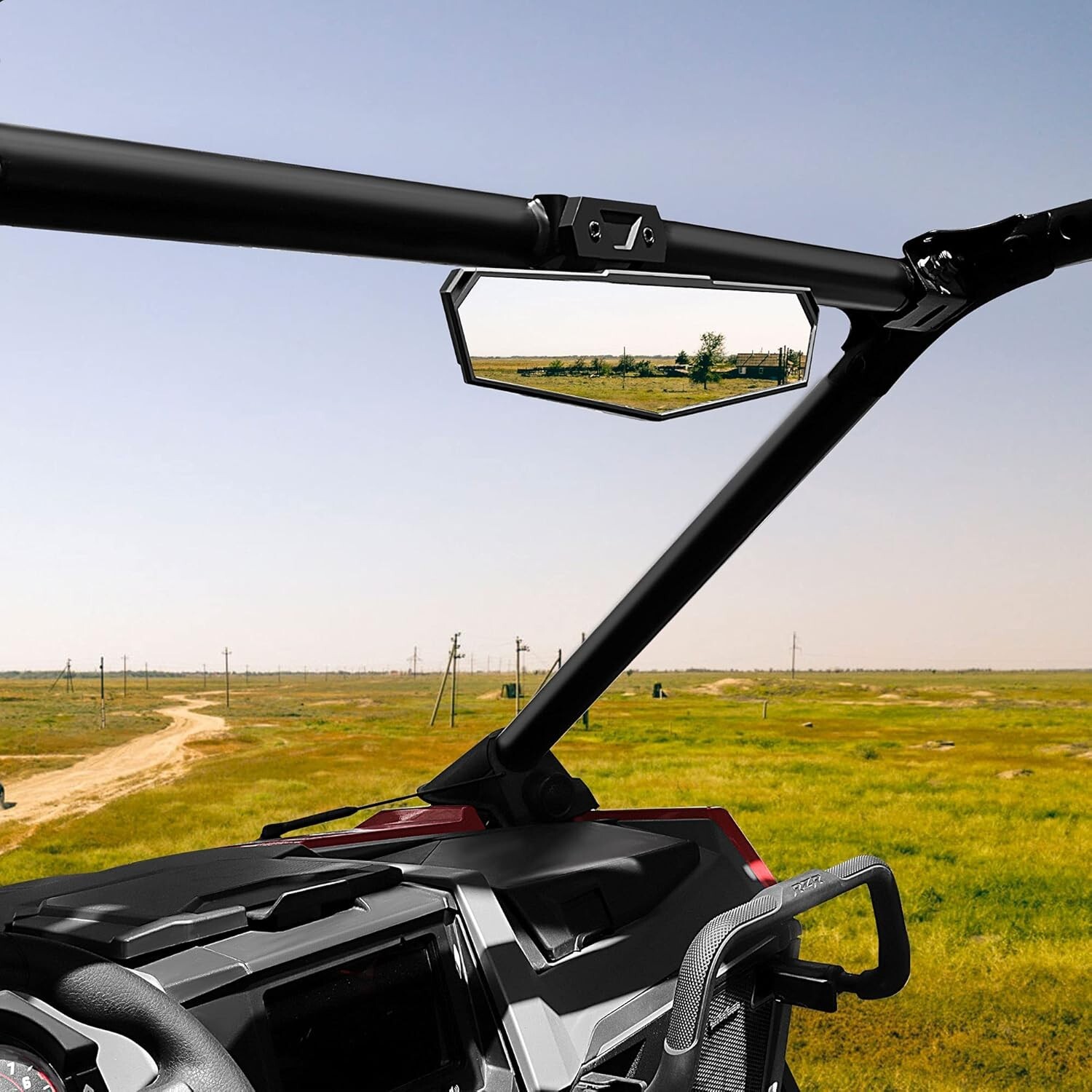 UTV Rear View Center Mirror 2883763 For Polaris RZR PRO XP / PRO R 2020-2025