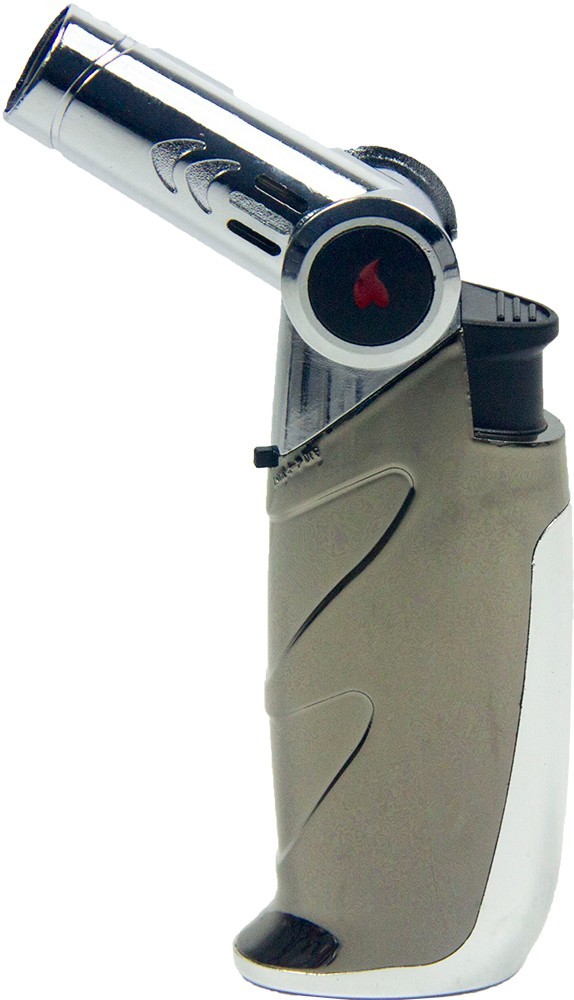1 Torch Lighter Adjustable Head Refillable Jet Flame for Cigar BBQ Gift Kitchen