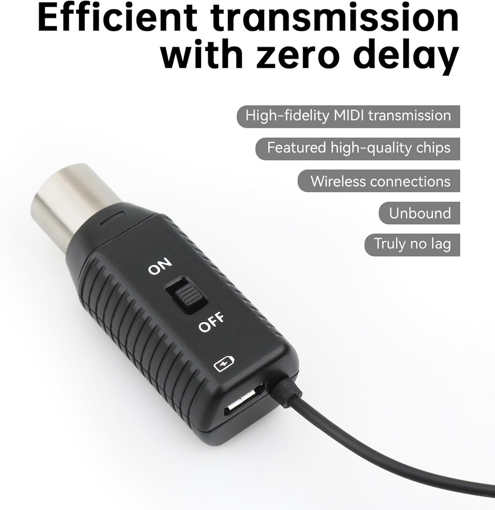 M-VAVE Wireless MIDI Transmission System Ultra Low Latency