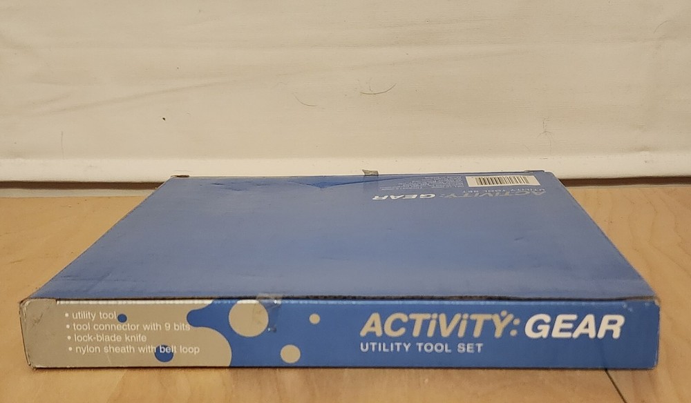 Target Activity Gear Utility Multi-Tool Set w/ Lock-blade Knife, Sheath & Bits