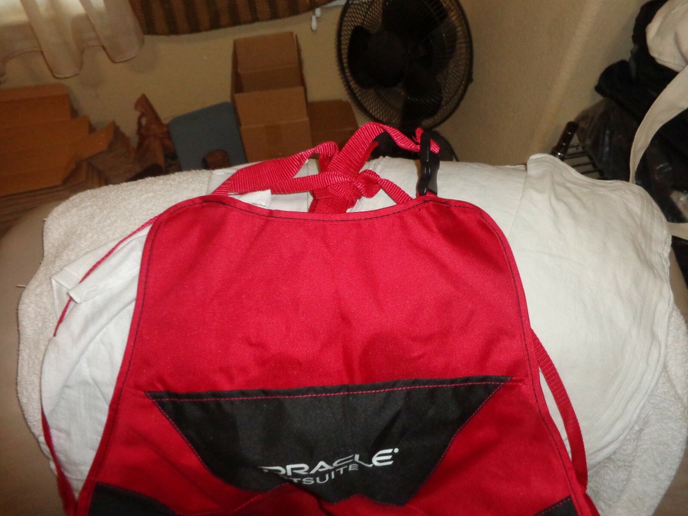 gemline barbacue apron red and black