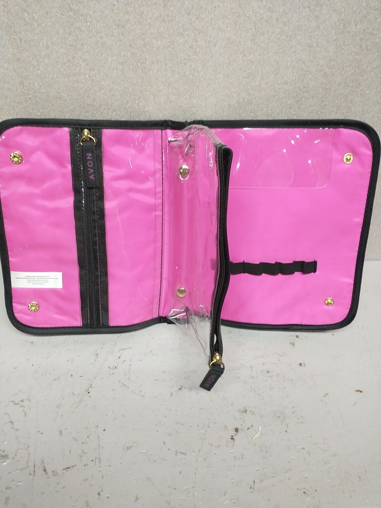 Black & Pink  Pro Travel Case by Avon