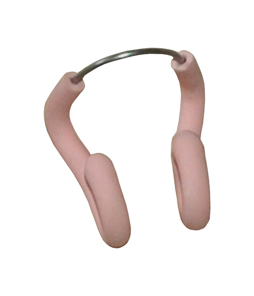 BLUE REEF Spring Nose Clip Slightly Sprung Junior Metal Rubber Covered Case