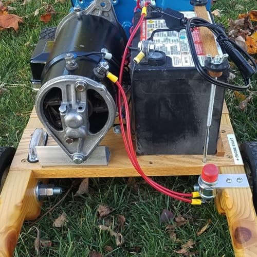 Push Button Momentary Starter Switch, Heavy Duty Momentary Switch for 12V Red