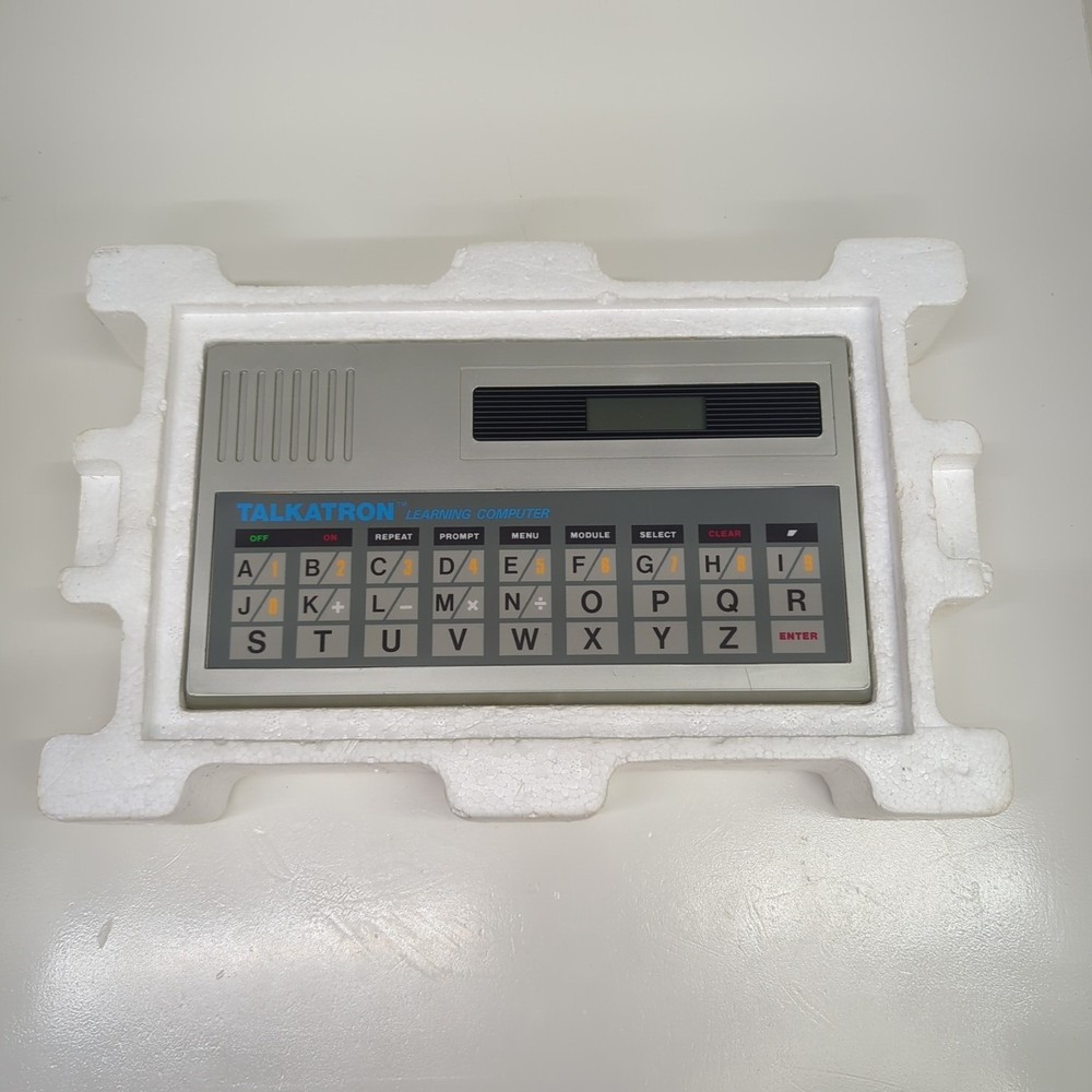 Vintage Sears Talkatron Learning Computer Talking Math Spelling Tiger 1985