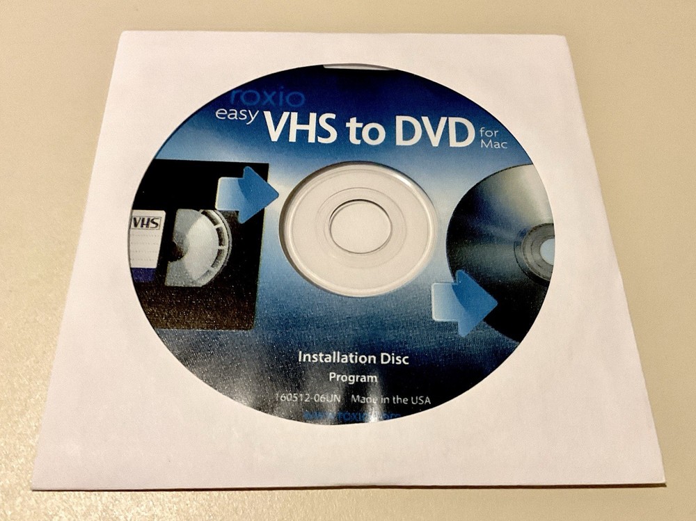 Roxio Easy VHS to DVD for Mac - Complete Set - 243100CS