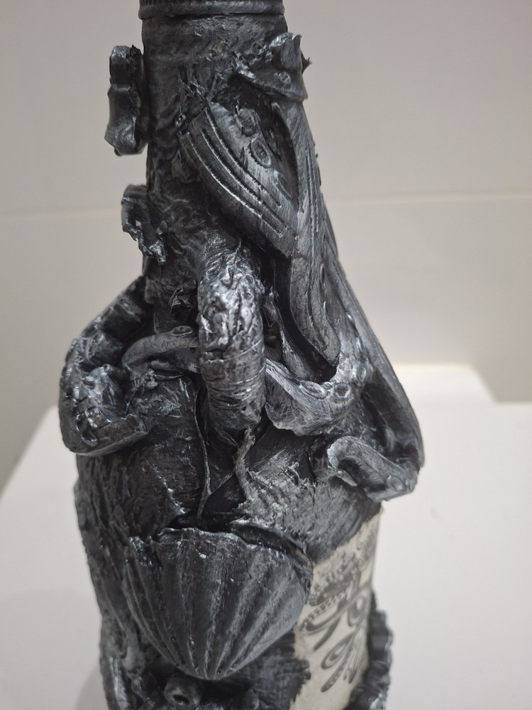 Kraken Rum Bottle Steampunk Style EMPTY