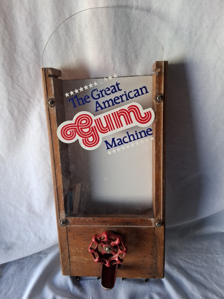 Antique Zeno Chewing Gum Penny Vending Machine