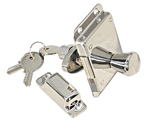 Surface Mount Rim Lock Deadbolt with Locking Mechanism 91x57mm