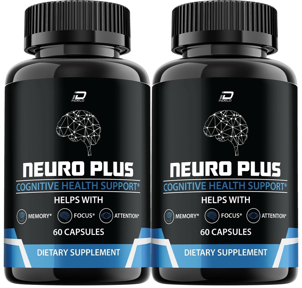 (2 Pack) Neuro Plus Brain Supplement - NeuroPlus for Memory, Focus, Attention