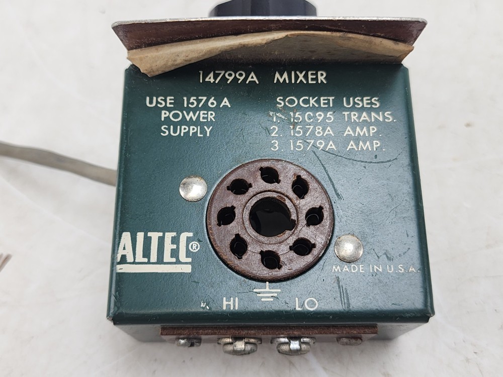 Vintage Altec 14799A Mixer Module 1578A Transistor Preamplifier #3