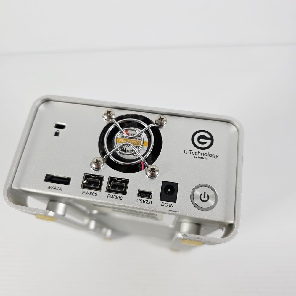 G-Technology G Raid 0G00271 2TB Gen 4 USB FIREWIRE External HDD/no power adapter