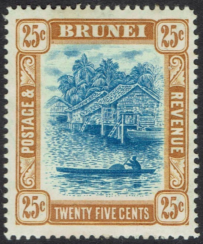 BRUNEI 1907 RIVER VIEW 25C