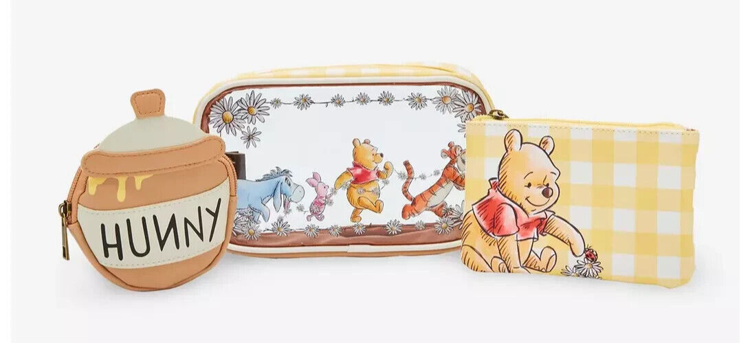 Disney Winnie the Pooh Daisy Cosmetic Bag Set - NEW with Tags