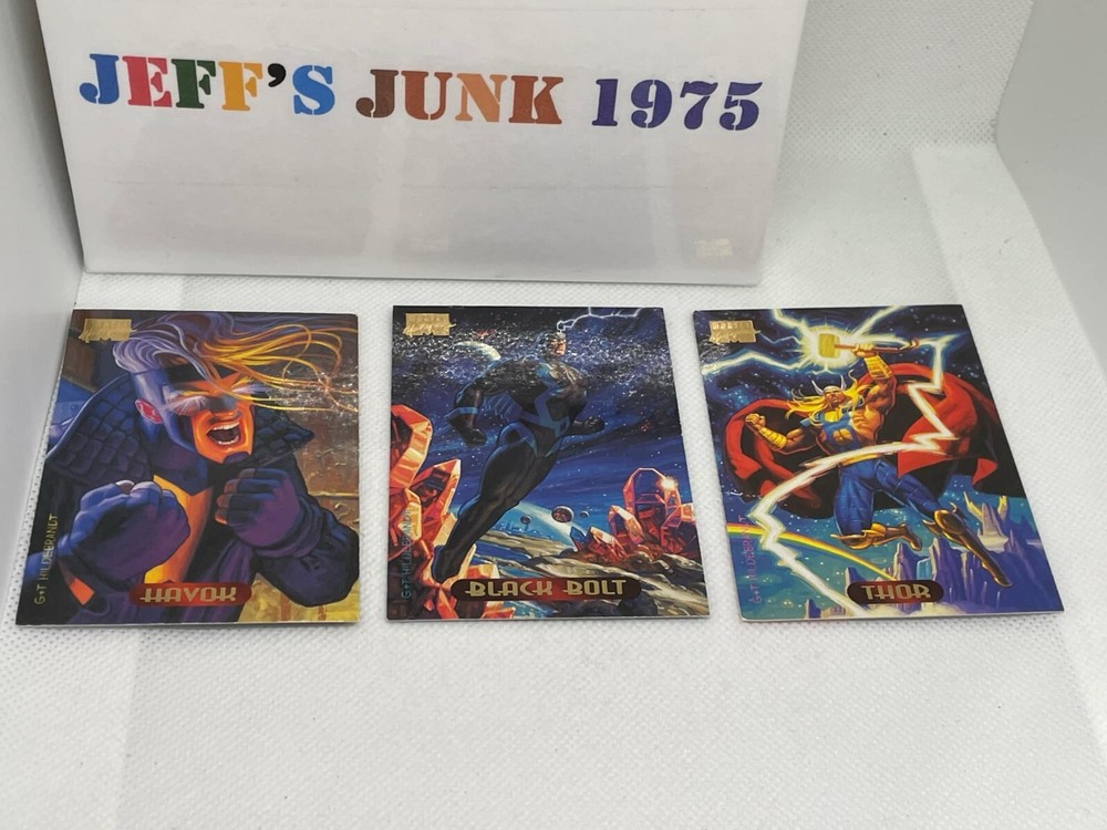 1994 Marvel 30 random cards Masterpiece Card lot Fleer