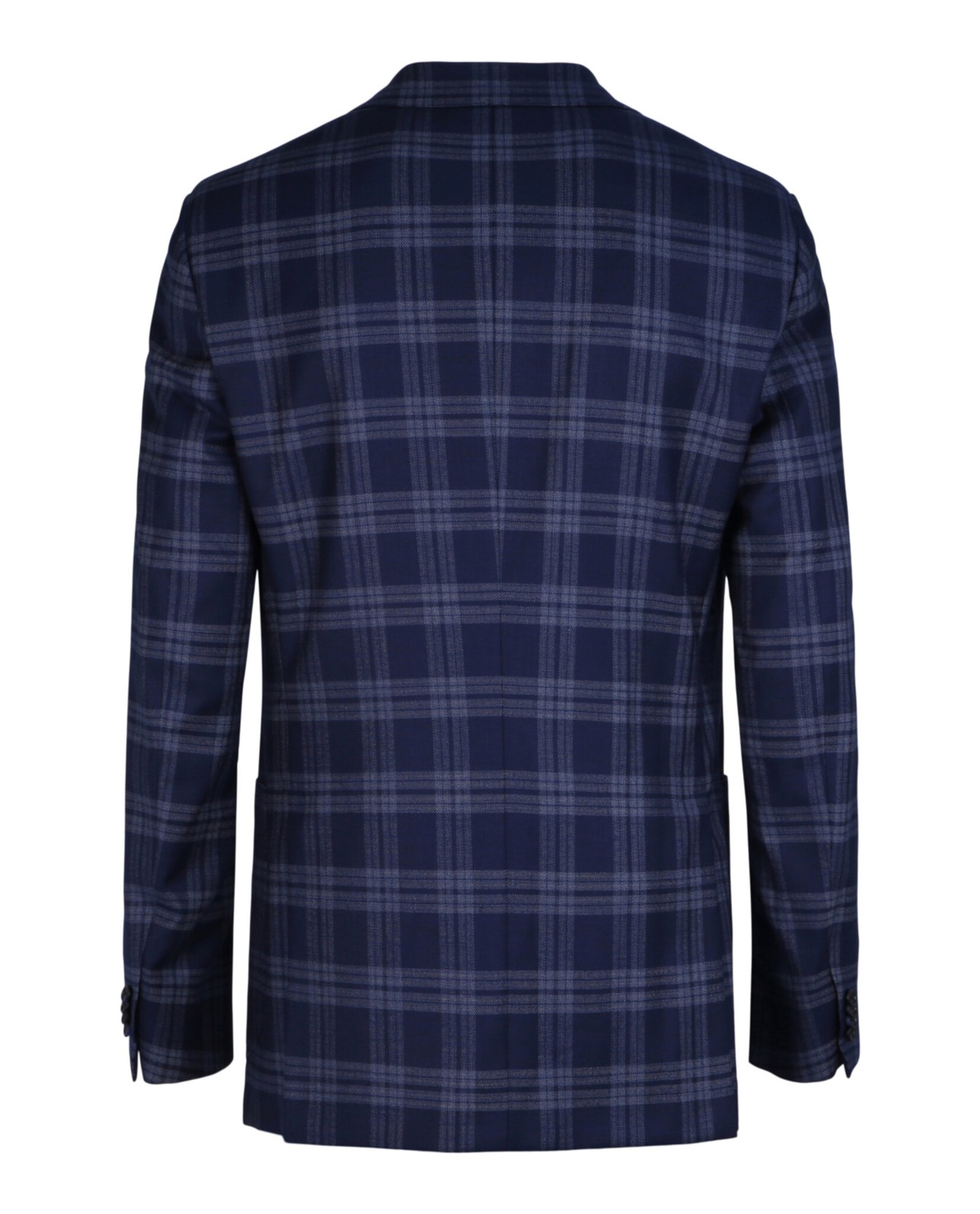 Brioni Mens Single-Breasted Plaid Blazer