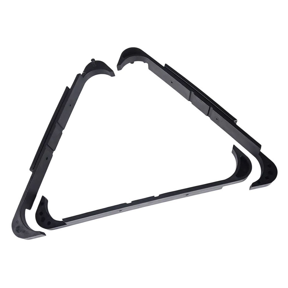 Multi Purpose Billiard Rack for Triangle and Diamond Formats Black Color