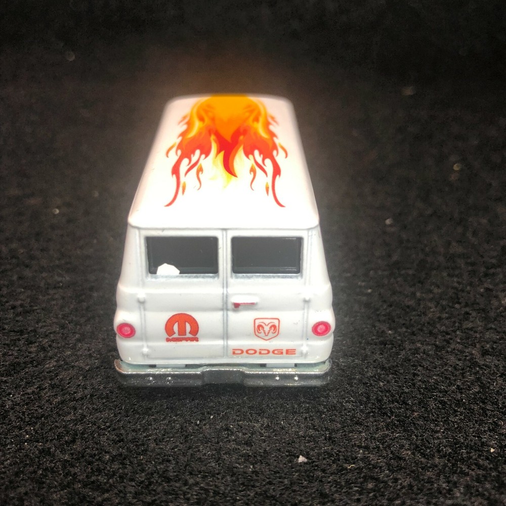 Clear 1:64 Waterslide Decal Hot Wheels A100 Van Fire Flames