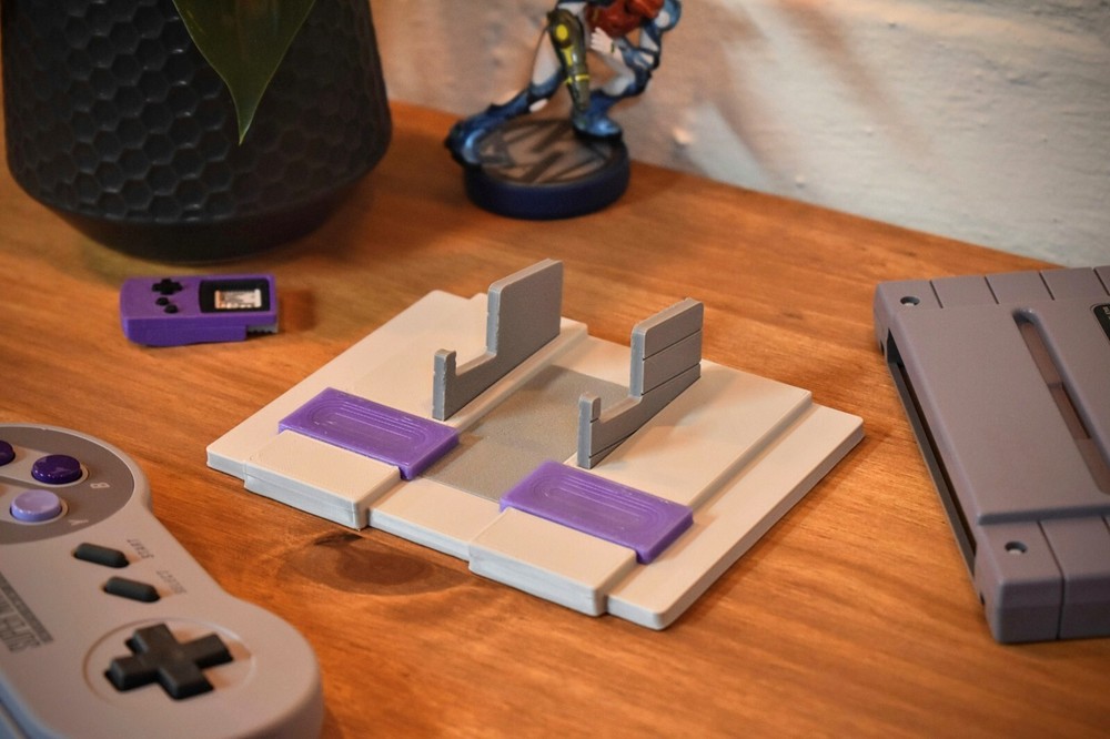 Nintendo Switch SNES Online Controller Display Stand - 3D Printed