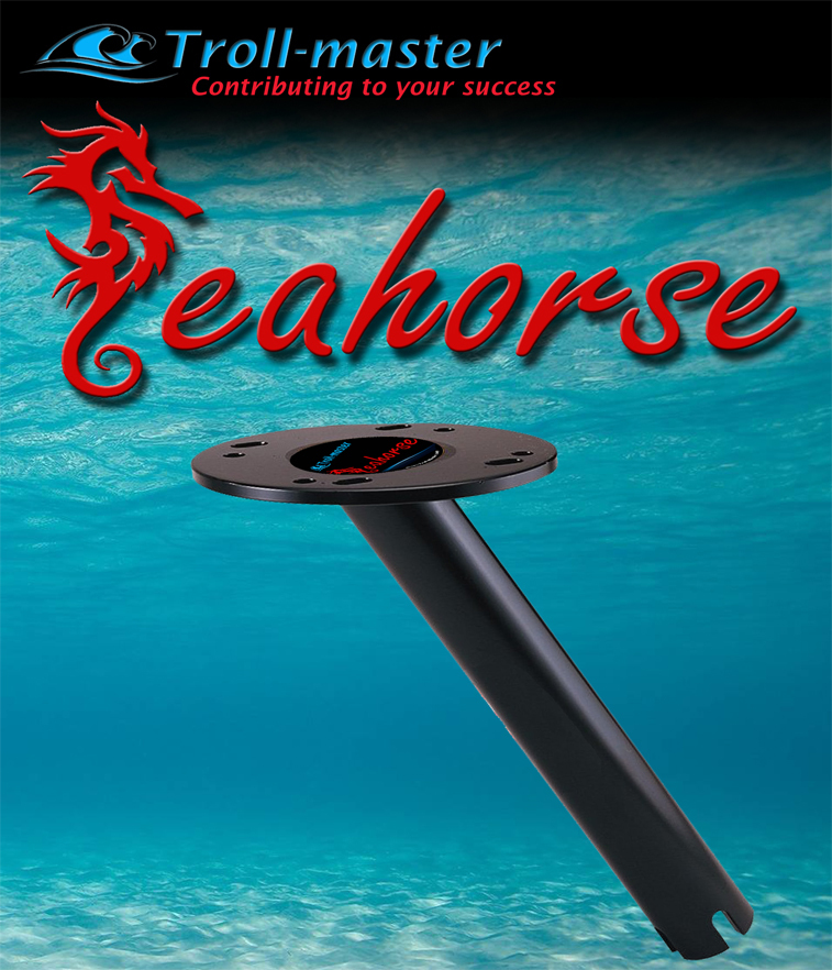 Troll-Master Downrigger Mounting base with Gimbal Mount Fits Penn Fathom-Master