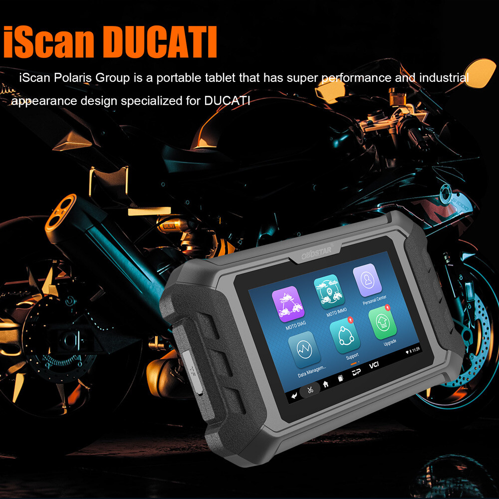 OBDSTAR iScan for DUCATI Motorcycle Diagnostic IMMO Programming Tool OBD2 Scan