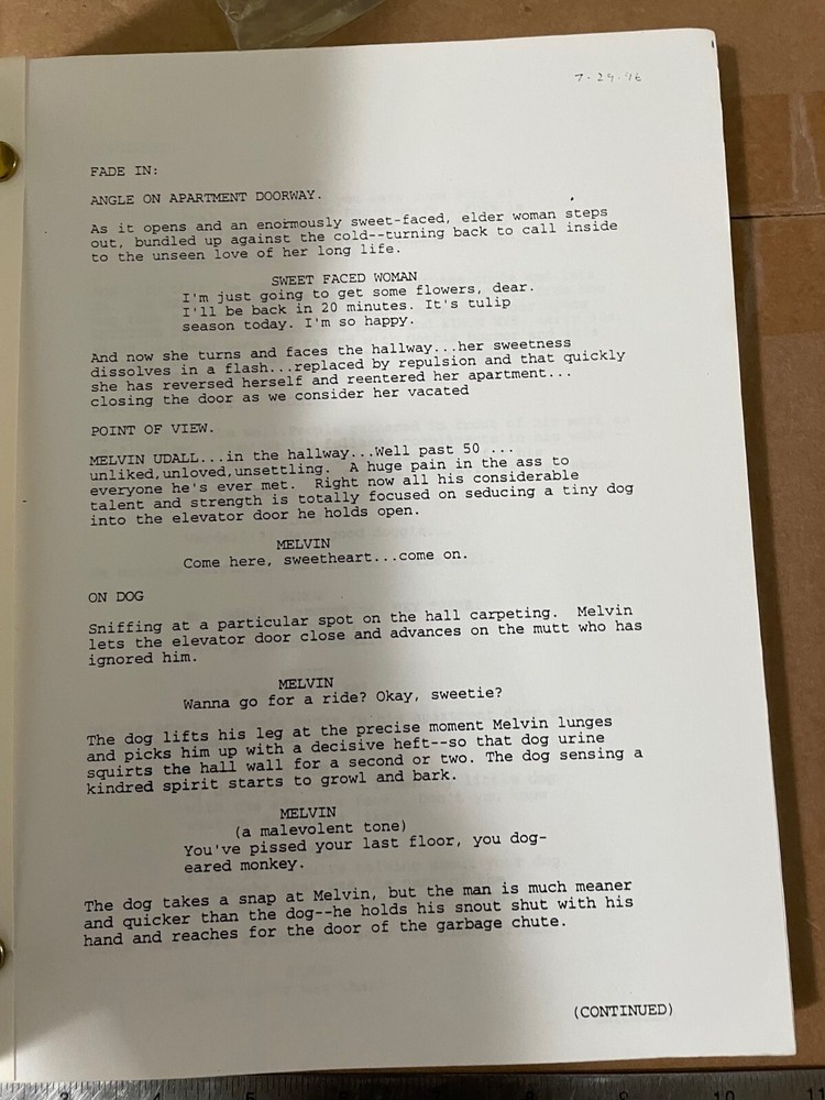 Old Friends Script