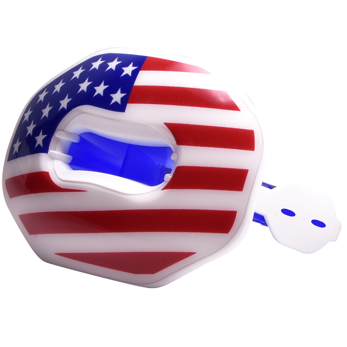 Oral Mart Football Mouth Guard (USA Flag) - Lip Guard Mouthpiece Protector