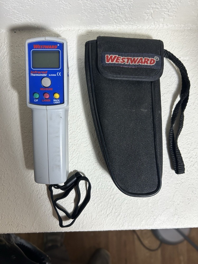 Westward Infrared Thermometer 6JG66 with case ~Tested & Working~