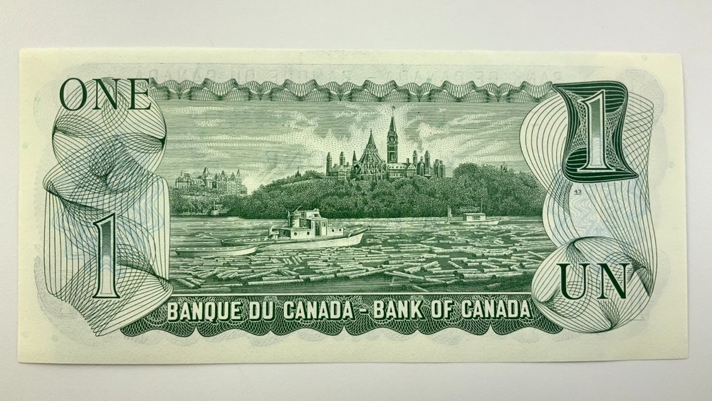 One 1973 Canada 1 Dollar Banknote Order Multiple for Consecutive II730