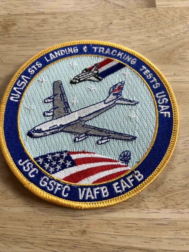 NASA STS LANDING & TRACKING TESTS USAF JSC GSFC VAFB EAFB PATCH SPACE SHUTTLE