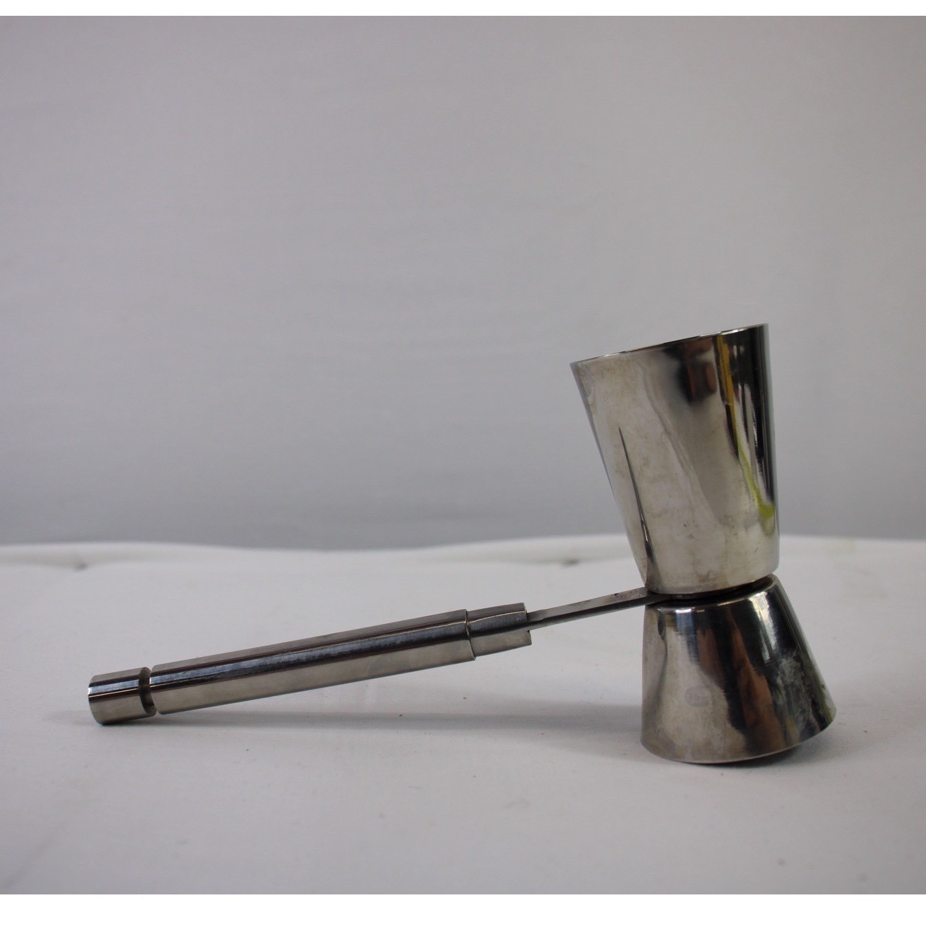 Stainless Steel Double Jigger Cocktail Bar Tool Shot Handle Measurer