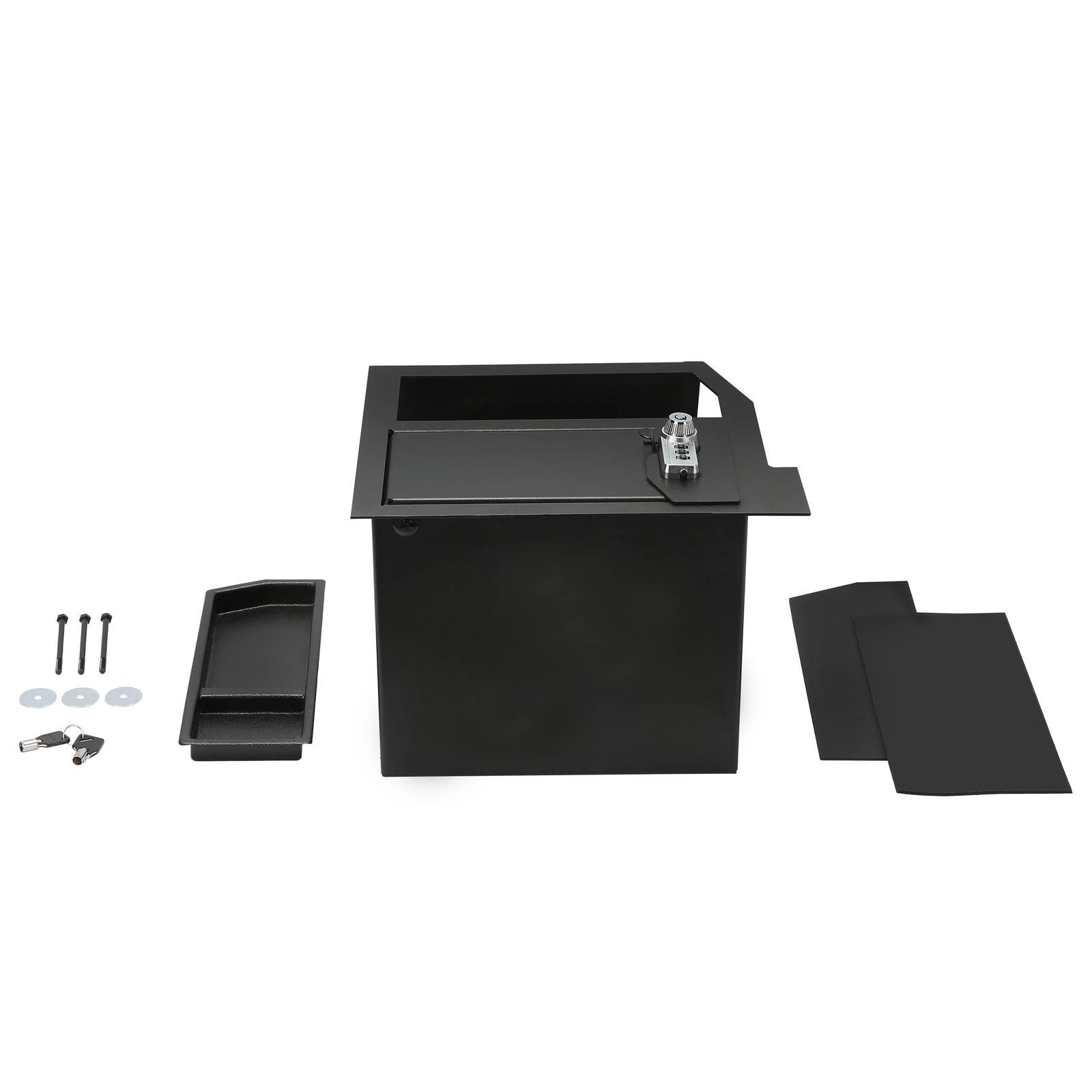 Center Console Safe Box Locking Safe For Toyota Tundra 2007-2013 Sequoia 08-13