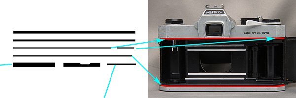 【3 sets with INSTRUCTION】Precut Light Seal Kit PENTAX SP/SP II/SPF/SL Japan 1301