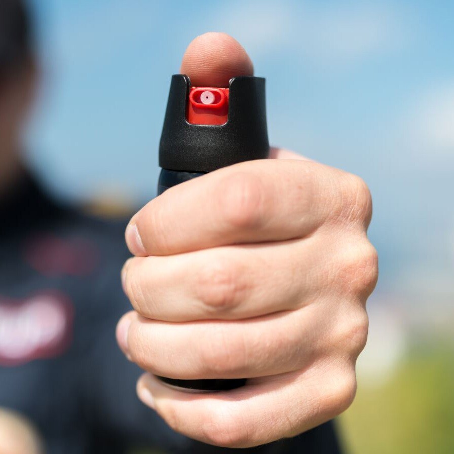 Pink PEPPER SPRAY Maximum Strength + Holster Case Self Defense Security