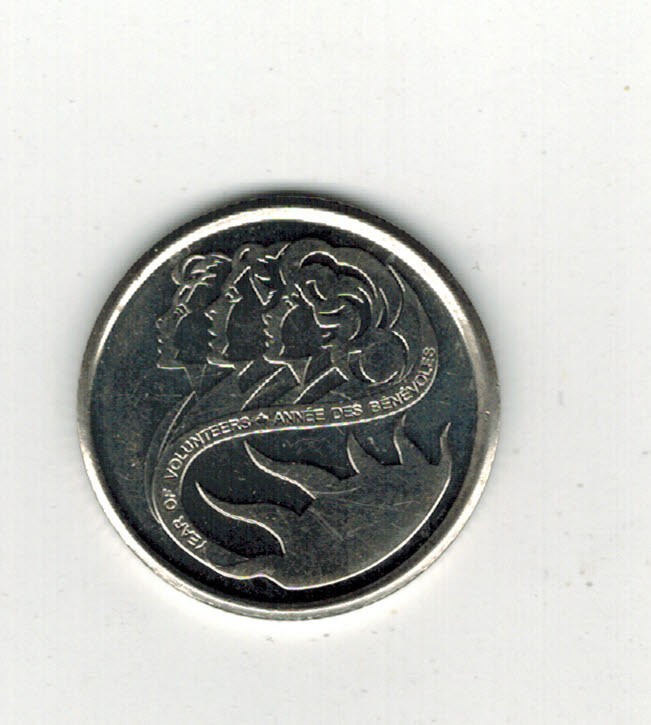2001 Defect Canadian Dime - Short "P"