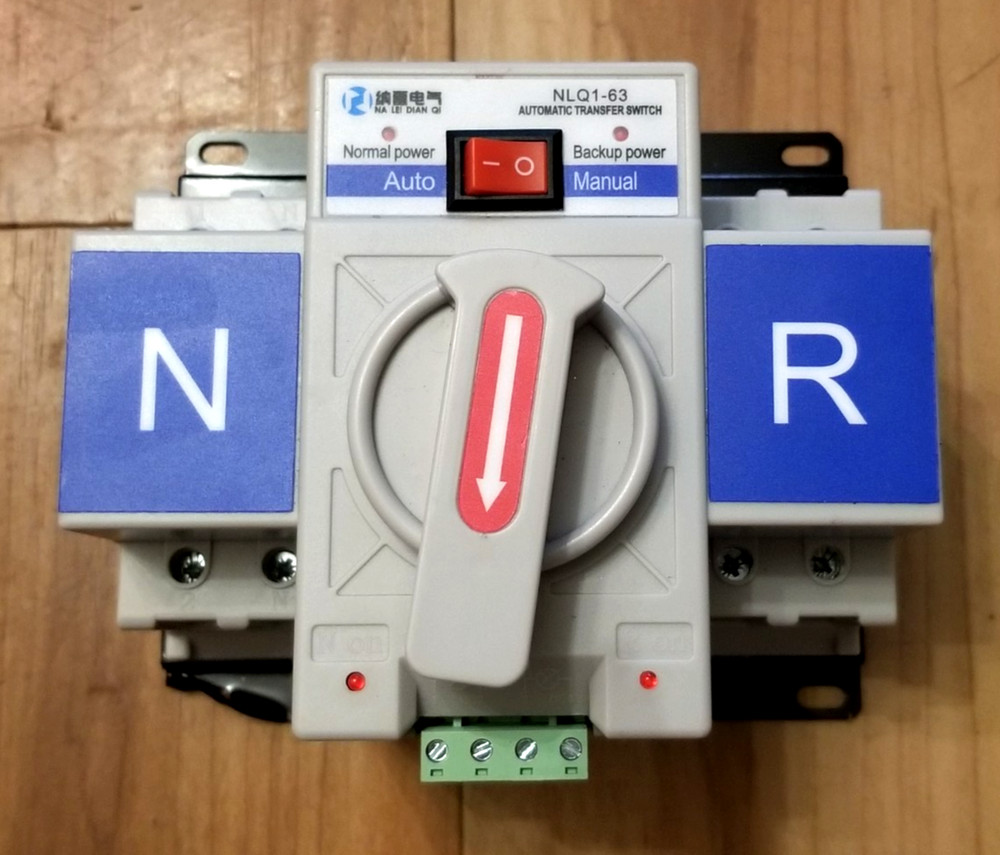 NLQ1-63 Automatic Transfer Switch  *BLACK CORNER FRAME IS DENTED* SEE PICS*