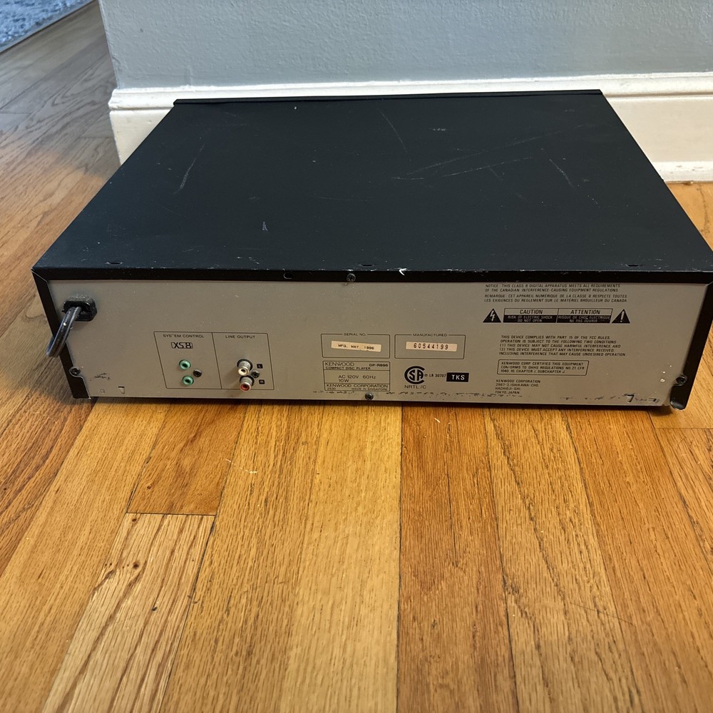 Kenwood DP-R896 Multiple 5 Disc Carousel Multi Disc CD Changer No Remote