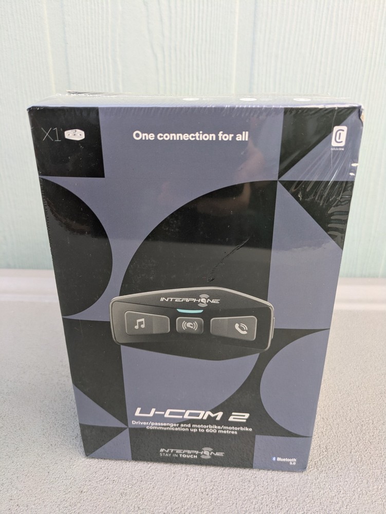 Interphone U-Com 2 Motorcycle Bluetooth Intercom Headset