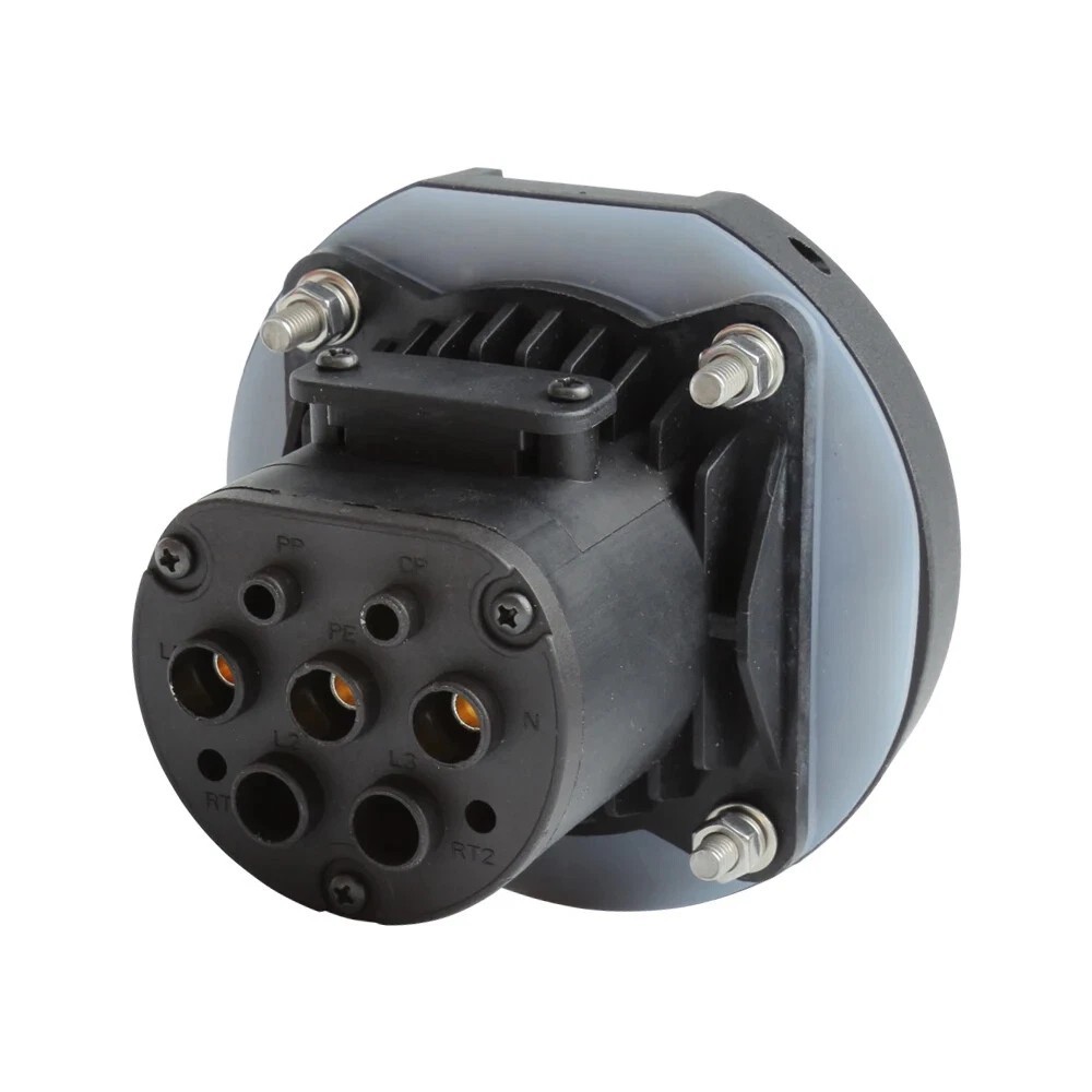 Type 2 Female EV Socket Replacement (station side), 16A 415V 11kW Three Phase