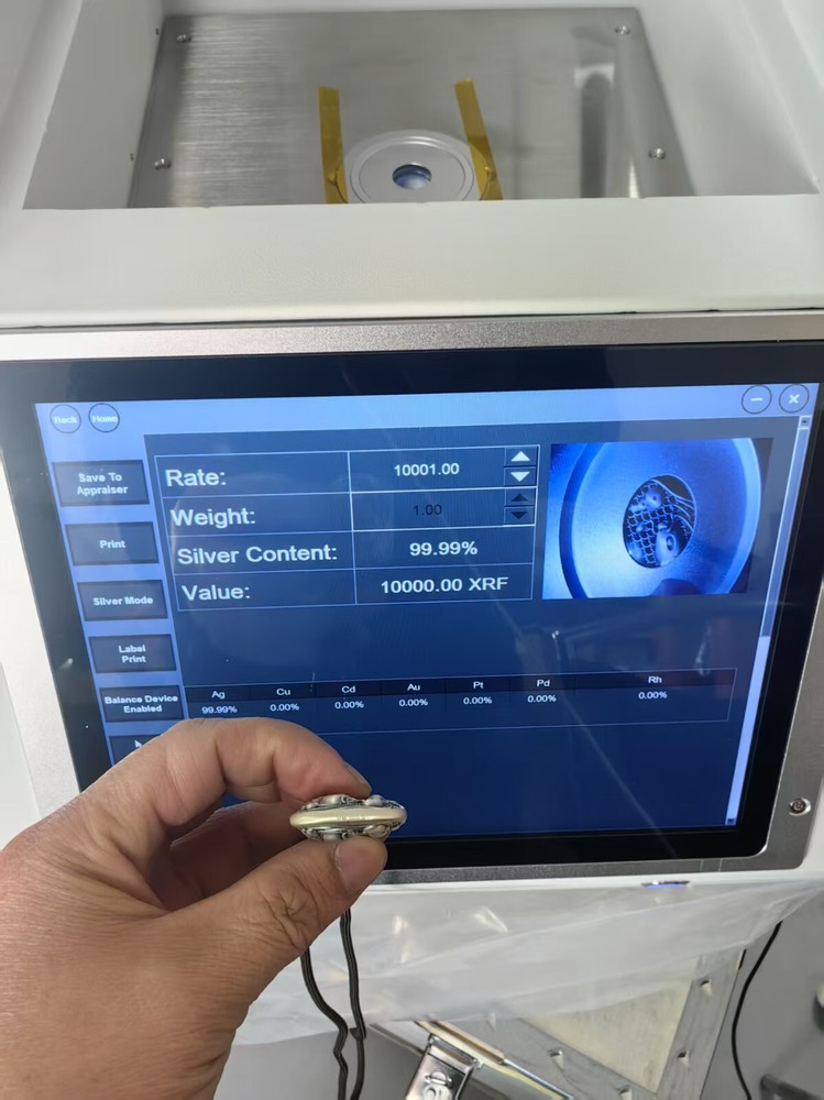 Automatic Gold Purity XRF Analyzer Meter Platinum Silver Content Test Machine