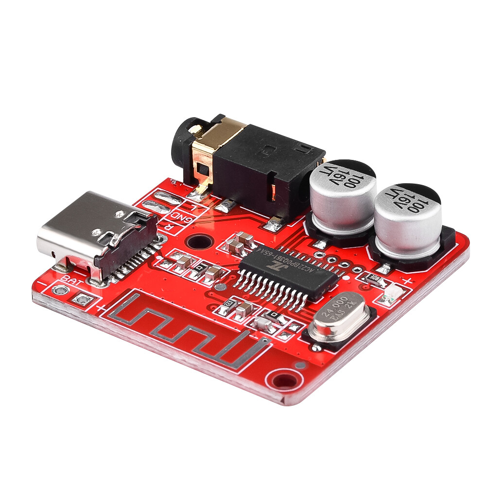 3.7V-5V Mini Bluetooth 5.0 Audio Receiver MP3 Decoder Lossless Amplifier Module
