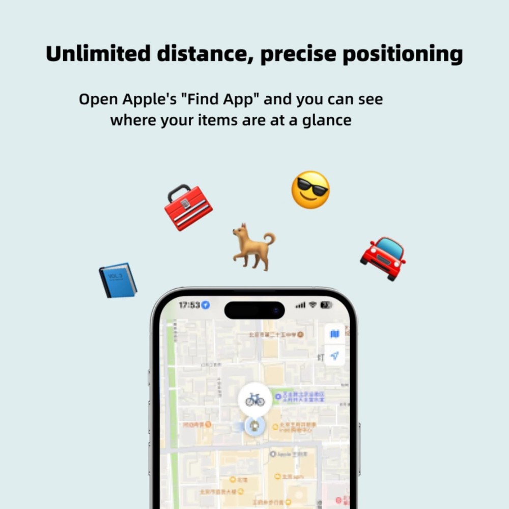 NutaleTag Key Finder 4 Pack - Only iOS - Bluetooth Smart Item Tracker Tag - W...