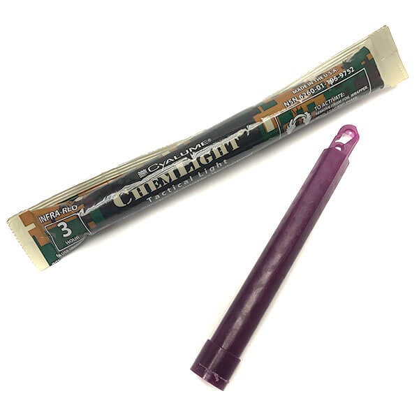 Cyalume 9-97520PF Infrared 6" Chemlight 3 Hour IR Chemical Light Stick (10 Pack)