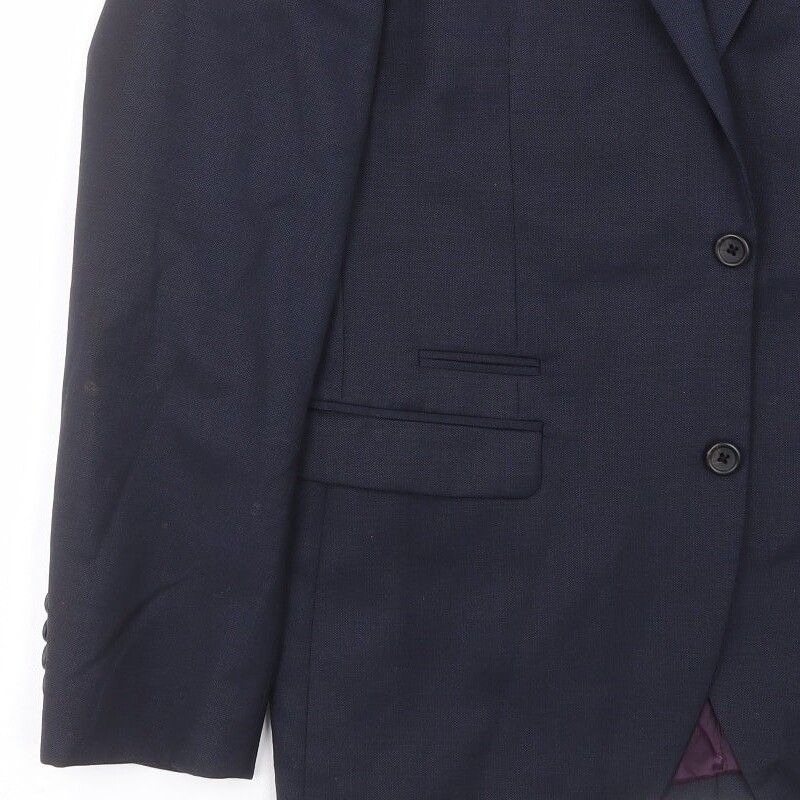 NEXT Mens Blue Wool Blend Suit Jacket Size 42