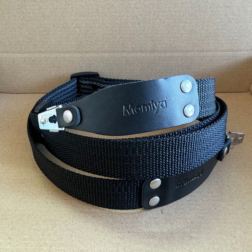 Black Adjustable Nylon Shoulder Strap For Mamiya 645 Pro/Pro TL/Super Camera